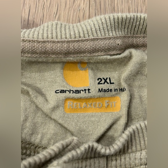 Carhartt Relaxed Fit Long Sleeve Henley Shirt - Picture 2 of 3